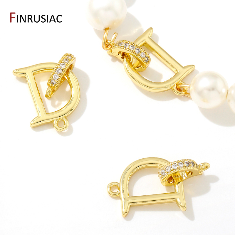 Jewelry Making Equipment - ブレスレットロック用18K金メッキ真鍮ファスナー、クラスプアクセサリー、DIY裁縫ビーズ、ジュエリー作り