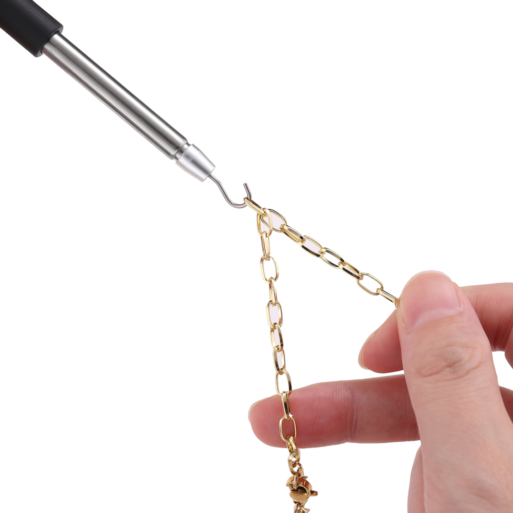 Jewelry Making Equipment - ブレスレットを着用するのに役立つツール、パートナー、ジュエリーヘルパー、留め具の補助具、素早く留め具を外す、フック式の装備、プライヤー、留め具、タイ、ジッパー、クラフト
