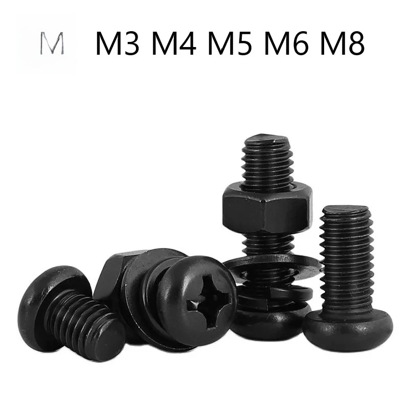 M3 M4 M5 M6 M8 黒染め304ステンレス鋼 プラ - Head Pin Assorted のレビューと価格