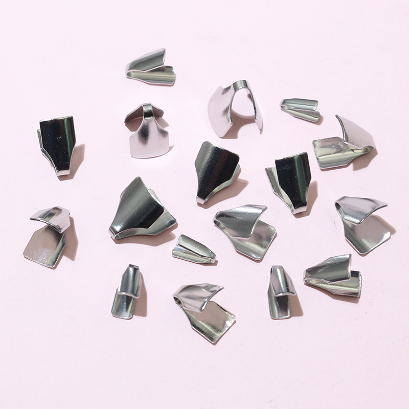 100個ステンレス鋼2-7mmフラットコード圧着エンドビーズ - Jewelry Making Equipment のレビューと価格