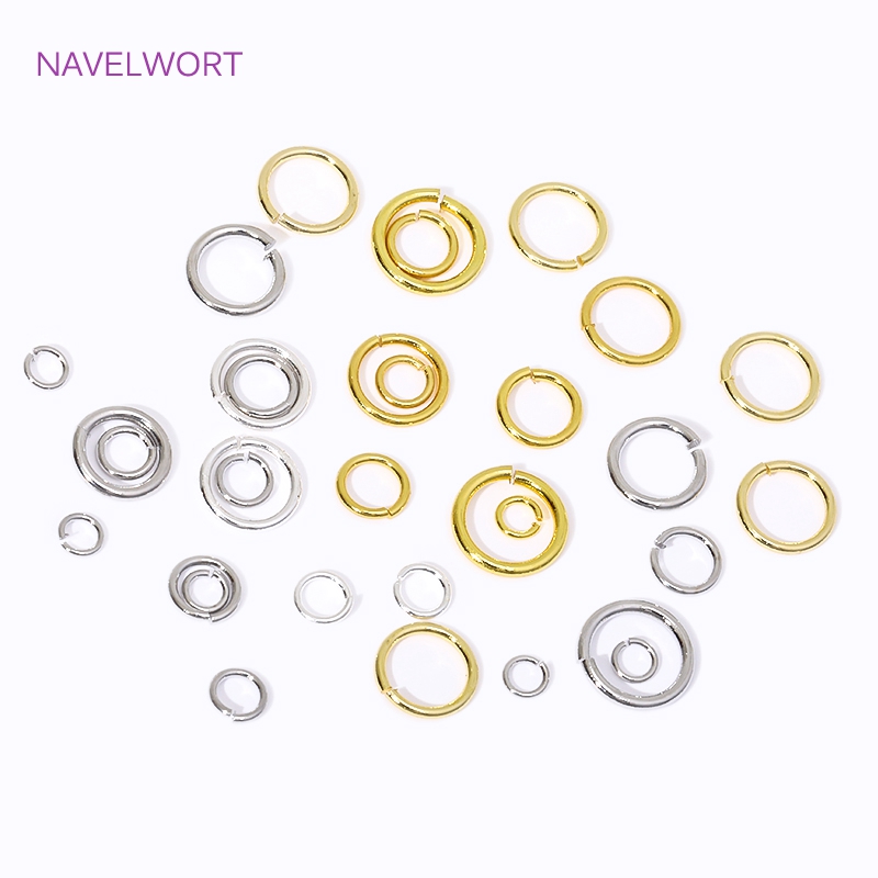 14 18K/18 18K ゴールドメッキスプリットリングオ - Jewelry Making Jump Rings のレビューと価格