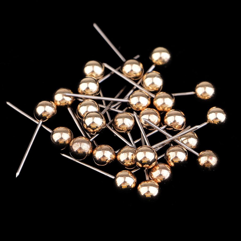 プッシュピン 耐久性のあるプラスチックヘッド スチール針 マ - Head Pin Assorted のレビューと価格