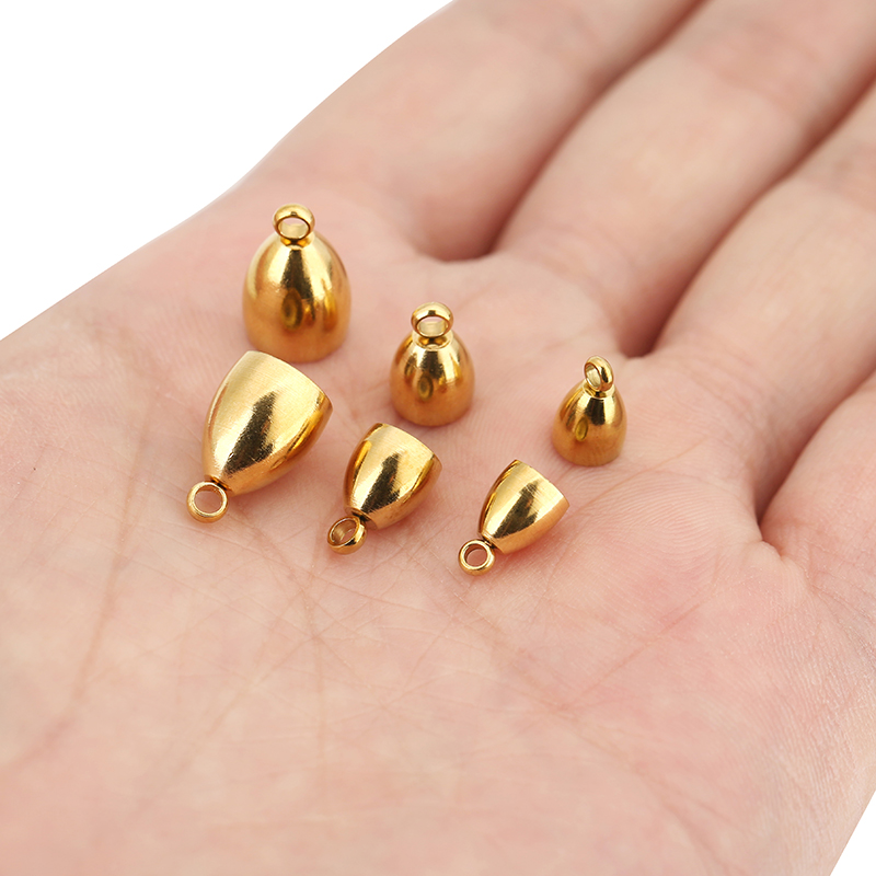 10個入りPVD加工ステンレス製留め金具、革紐用フック（5、 - Jewelry Making Kit For Adults のレビューと価格
