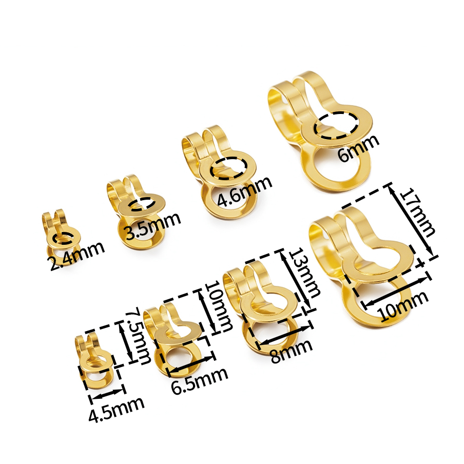 30個入り 鉄製ダブルループボールチェーンコネクタークラスプ - Jewelry Making Knots For Clasps のレビューと価格