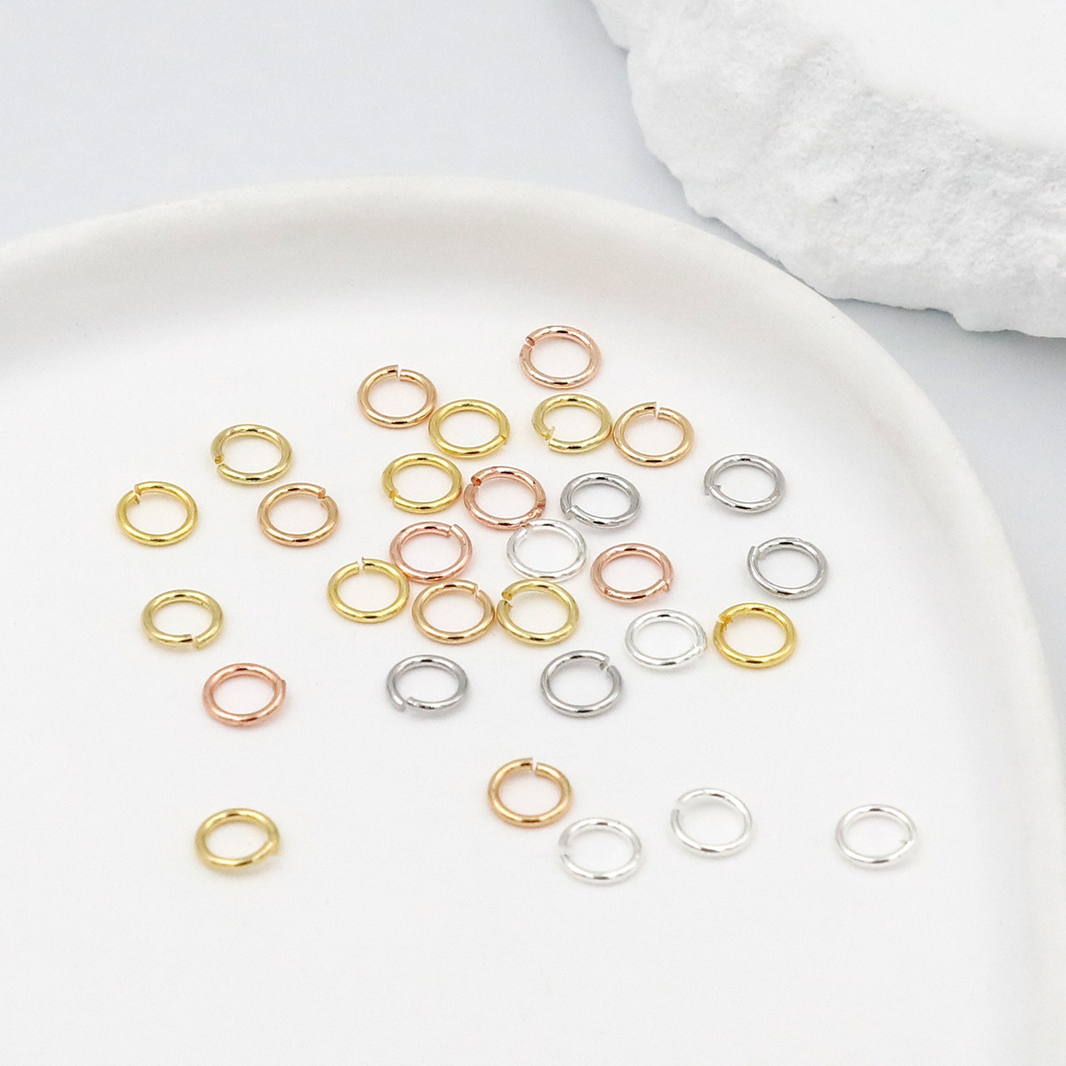 50-100 個/ロット 3-10 ミリメートル 925 シ - Jewelry Making Jump Rings のレビューと価格