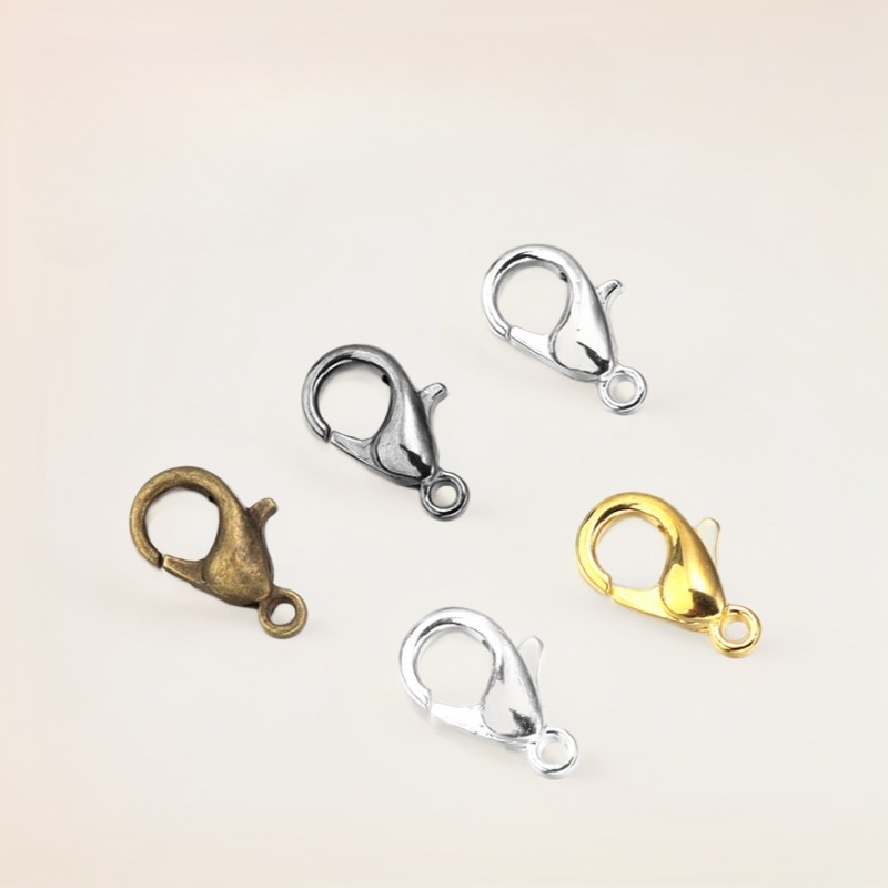 100個入り 9mm 12mm 14mm 亜鉛合金ロブスター - Jewelry Making Kit For Adults のレビューと価格