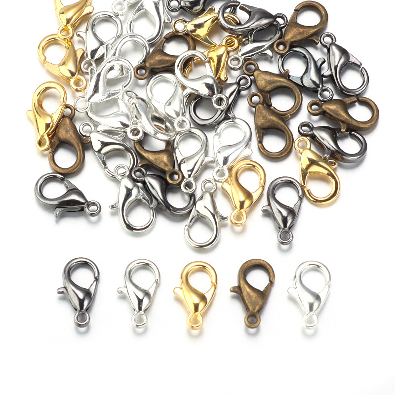 100個入り 9mm 12mm 14mm 亜鉛合金ロブスター - Jewelry Making Kit For Adults のレビューと価格