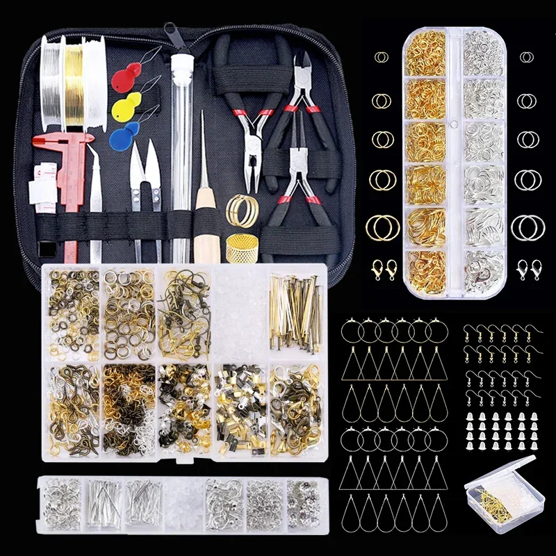 ジュエリー作成用品キット、ジュエリーツール、ジュエリー銅線糸 - Jewelry Making Tool Kit のレビューと価格