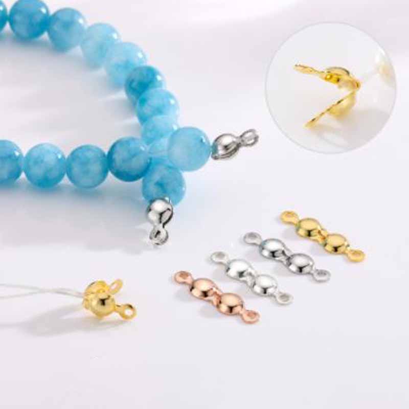4個入り 本物の純銀925製 クロージャーエンドビーズ クラ - Jewelry Making Kit For Adults のレビューと価格