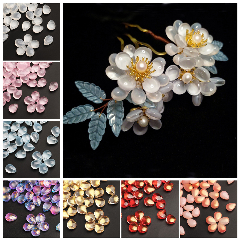 芸術的な工芸品のためのガラスペンダントドロップの形10x12 - Crystal Bead Mix のレビューと価格