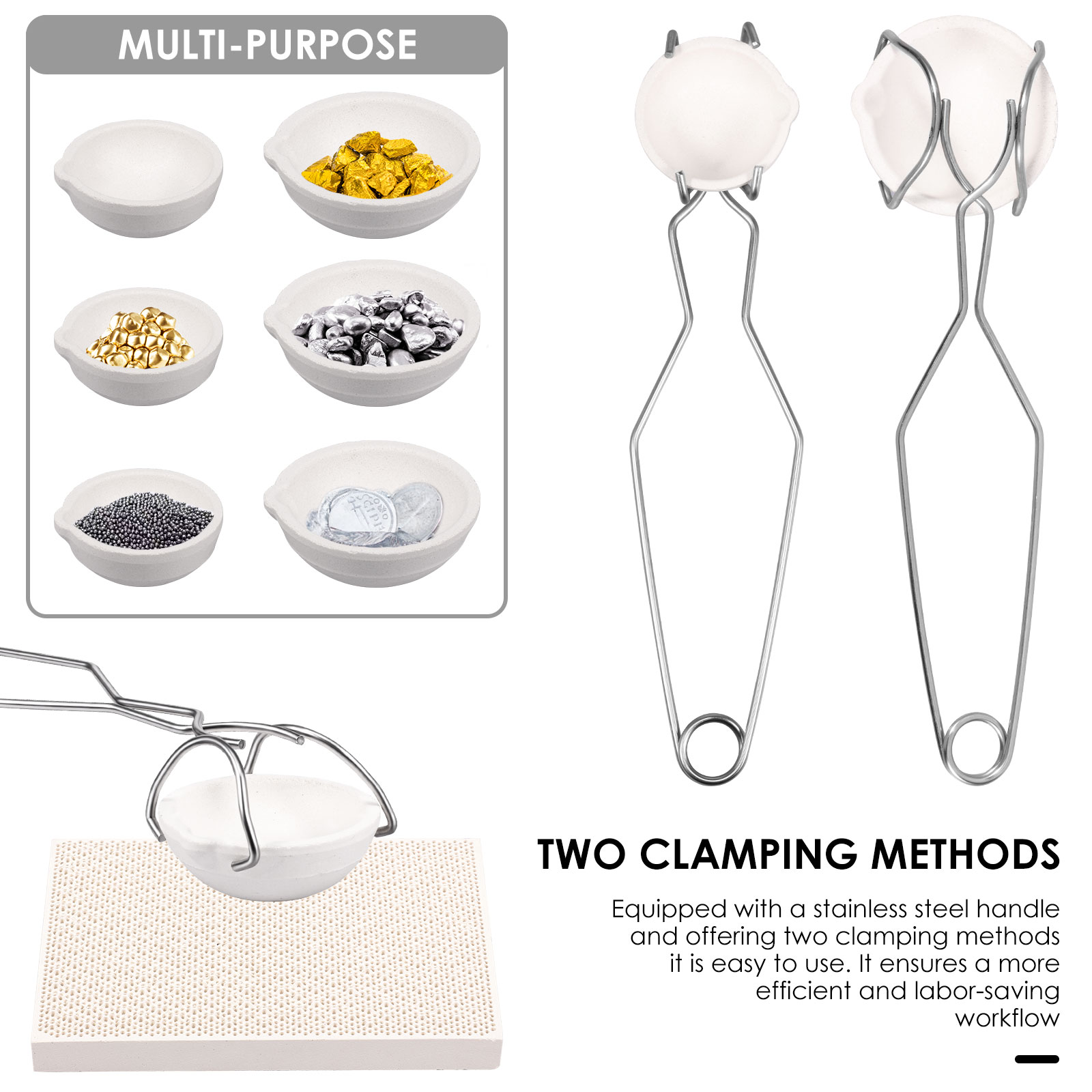 耐火皿セット高純度トーチ溶解鋳造キットジュエリーインゴット金 - Jewelry Making Tool Kit のレビューと価格