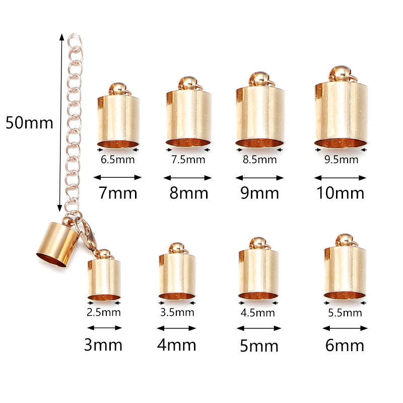 10 セット革コードエンドキャップロブスタークラスプ延長チェ - Jewelry Making Kit For Adults のレビューと価格