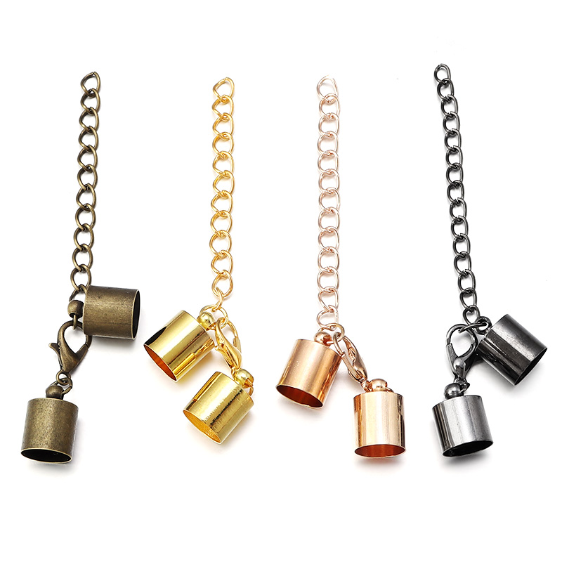 10 セット革コードエンドキャップロブスタークラスプ延長チェ - Jewelry Making Kit For Adults のレビューと価格