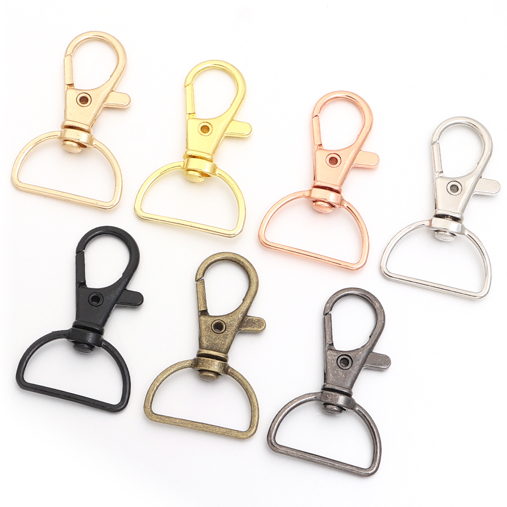 10個/ロット メタルスイベルクラスプ Dリング付き ランヤ - Jewelry Making Kit For Adults のレビューと価格