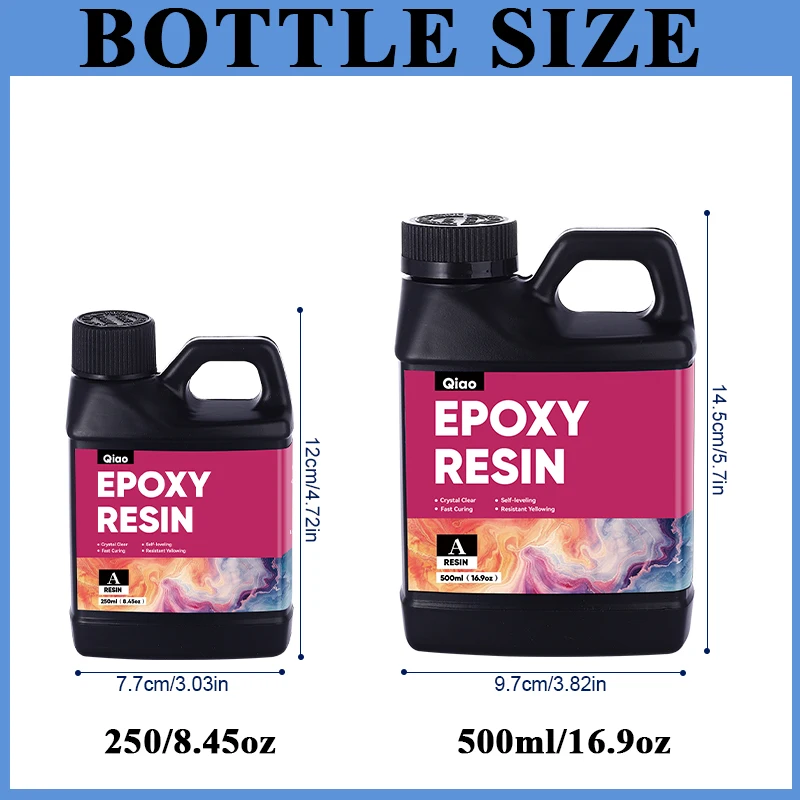 500ml/1000ml エポキシ樹脂キット クリスタルクリ - Crystal Bead Mix のレビューと価格