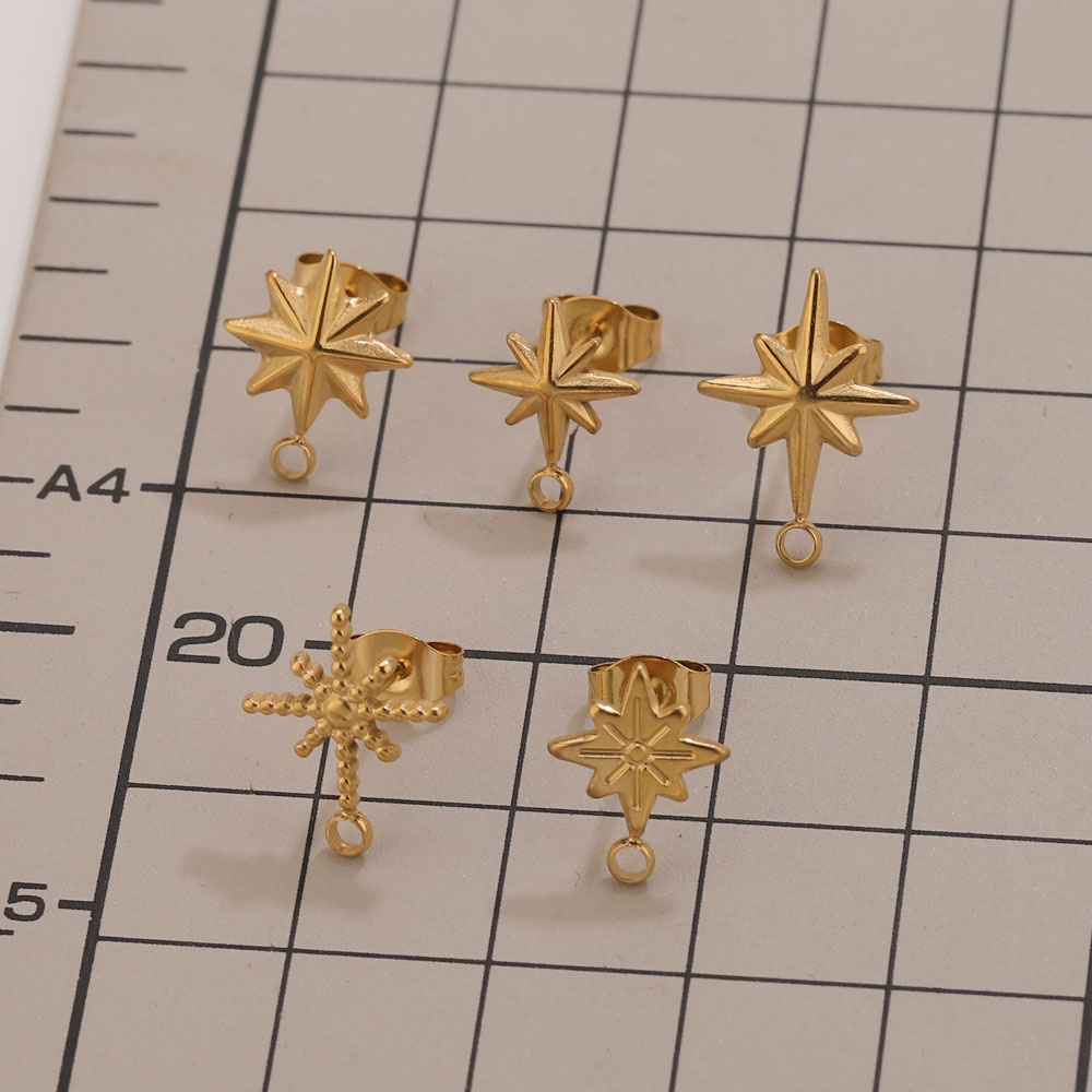6個入りステンレス製スターピアススタッド、イヤリング製作ツー - Jewelry Making Tool Kit のレビューと価格