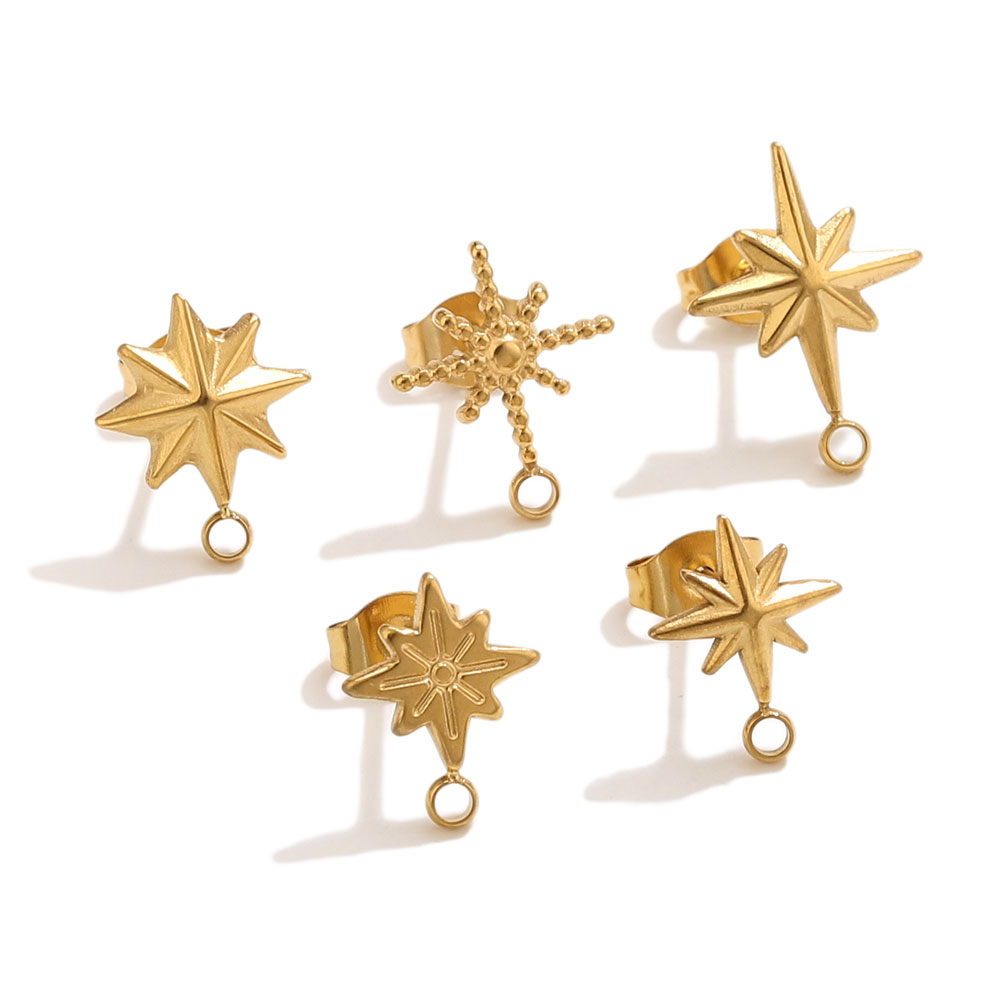 6個入りステンレス製スターピアススタッド、イヤリング製作ツー - Jewelry Making Tool Kit のレビューと価格