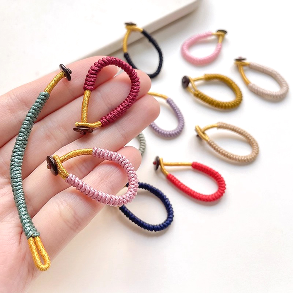 8個のソリッドカラーの手作りロープダイヤモンドノットバックル - Jewelry Making Knots For Clasps のレビューと価格