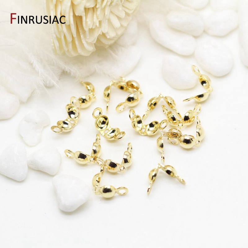 3 ミリメートル/4 ミリメートルカロット圧着ビーズ先端ノッ - Jewelry Making Knots For Clasps のレビューと価格