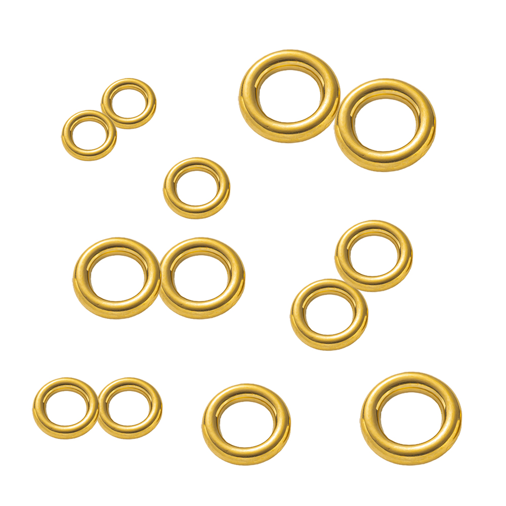 20個入り ステンレス製 はんだ付け丸型閉じ型ジャンプリング - Jewelry Making Jump Rings のレビューと価格