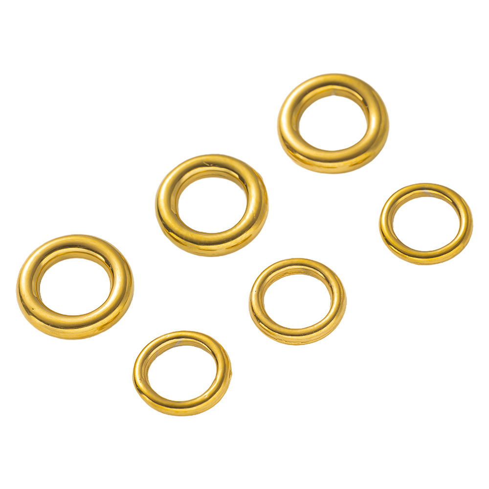 20個入り ステンレス製 はんだ付け丸型閉じ型ジャンプリング - Jewelry Making Jump Rings のレビューと価格