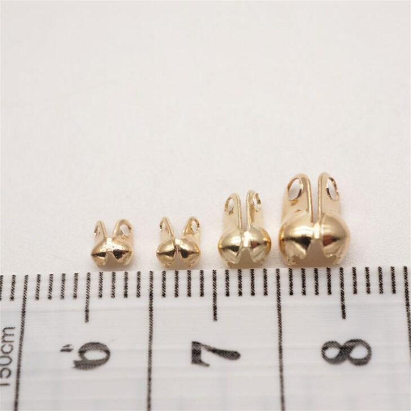 クラムシェル折りたたみ式メタルクリンプエンドチップ、ノットカ - Jewelry Making Knots For Clasps のレビューと価格
