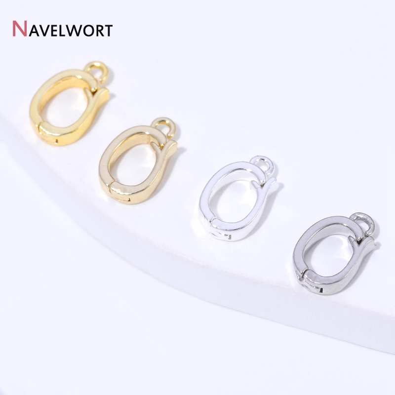 14K/18K金メッキ真鍮製ヒンジ付きネックレスエンハンサー - Jewelry Making Kit For Adults のレビューと価格
