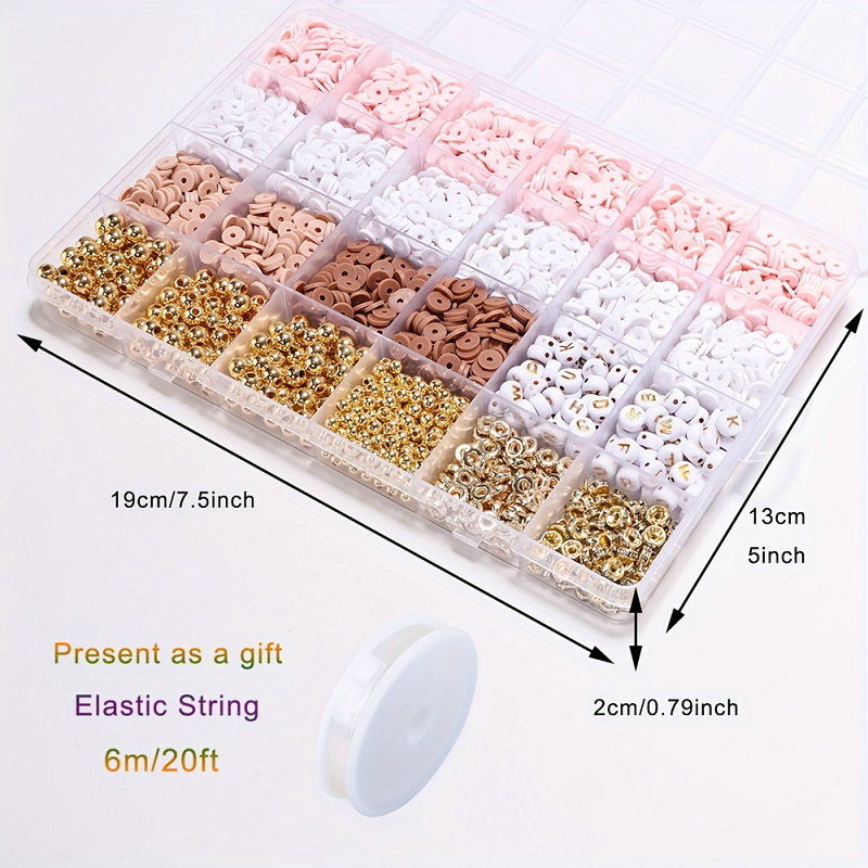 スタイル DIY 粘土ビーズブレスレット作成キット友情ゴール - Jewelry Making Birthday Party のレビューと価格