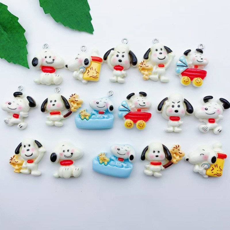 12個入り樹脂製漫画犬ペンダント、DIYジュエリー製作イヤリ - Jewelry Making Birthday Party のレビューと価格