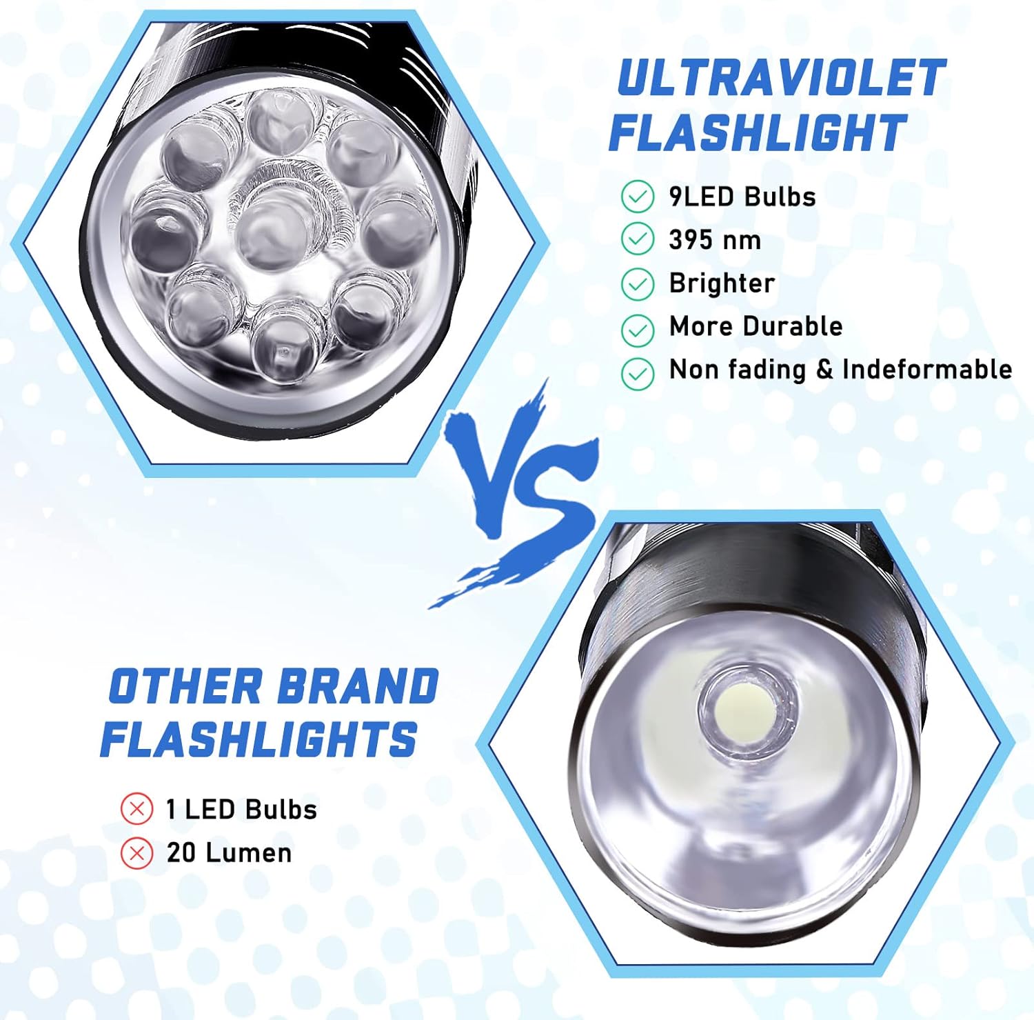 9LED懐中電灯 UVレジン硬化ランプ ライト LED 39 - Jewelry Making Equipment のレビューと価格