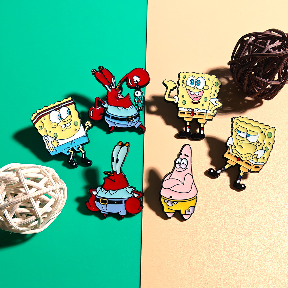6個セット スポンジ・ボブ スクエアパンツ アニメ漫画ブロー - Jewelry Making Kit のレビューと価格