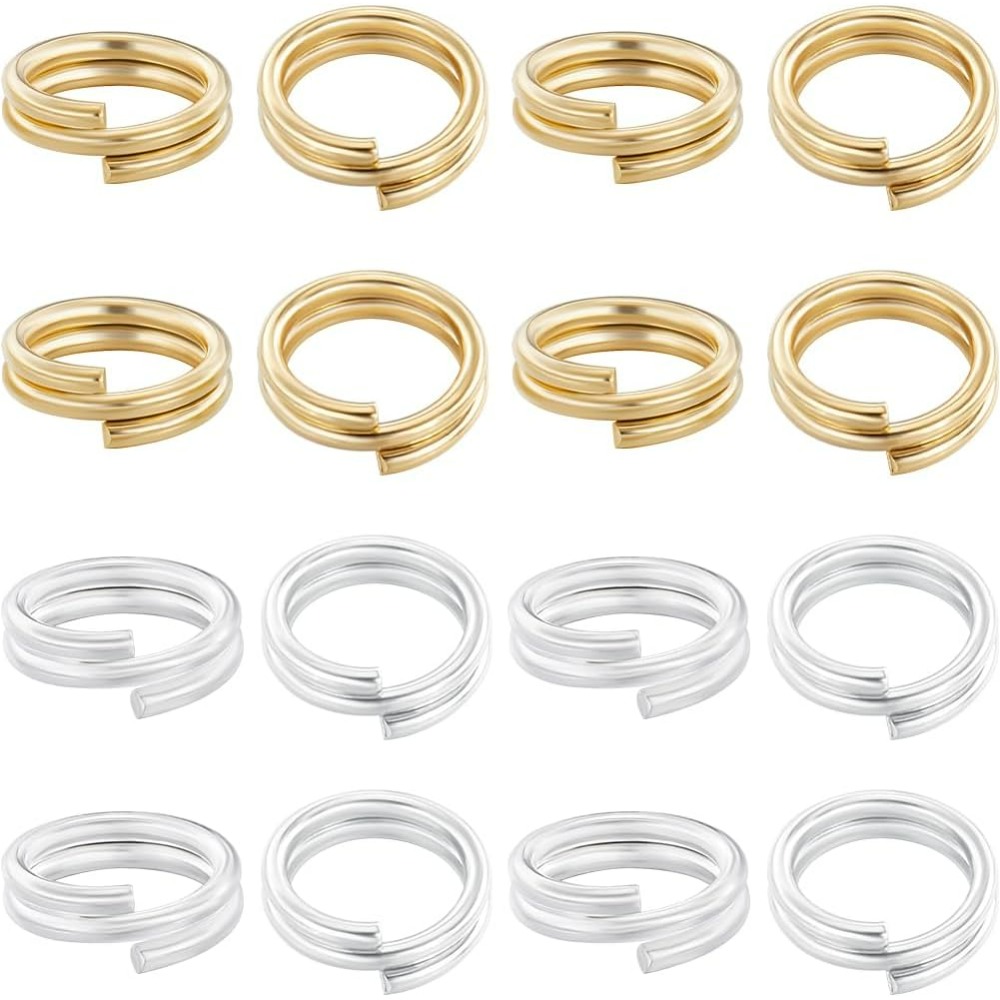 1 ボックス 80 個分割ジャンプリング 24K ゴールドと - Jewelry Making Jump Rings のレビューと価格