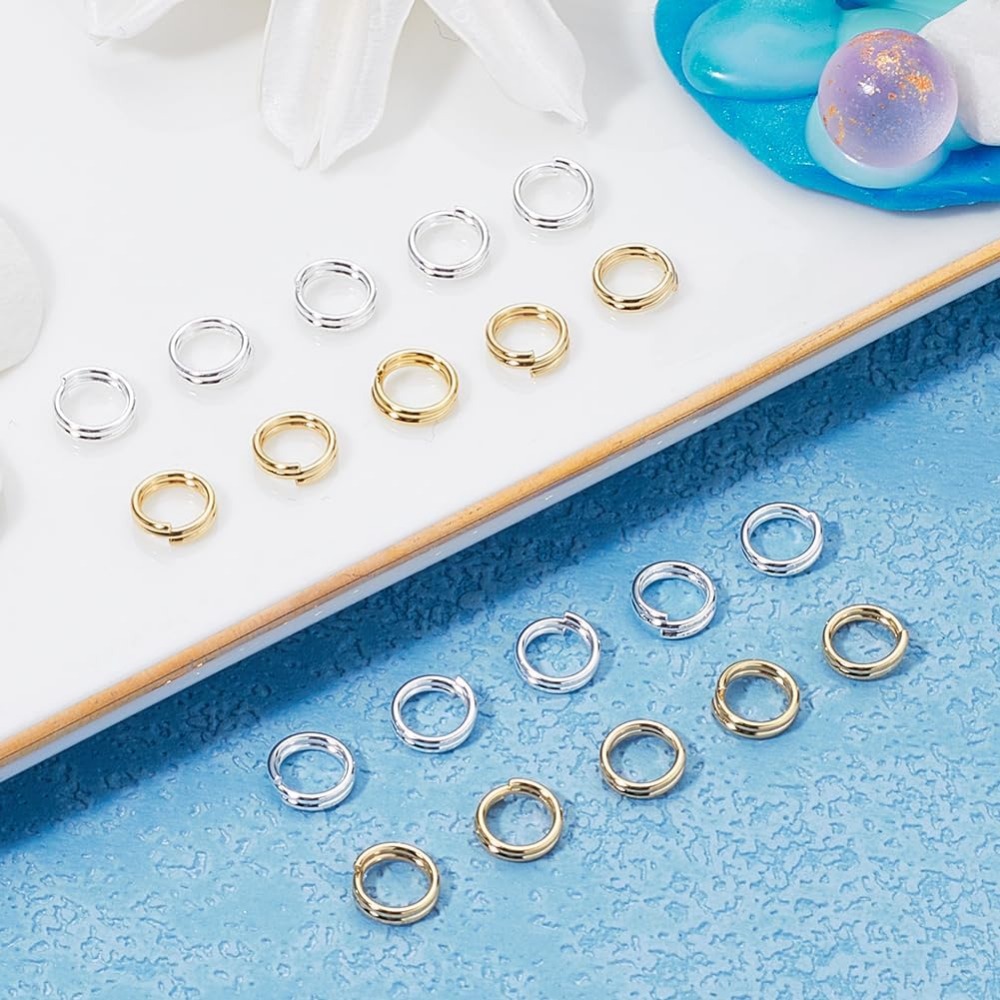 1 ボックス 80 個分割ジャンプリング 24K ゴールドと - Jewelry Making Jump Rings のレビューと価格