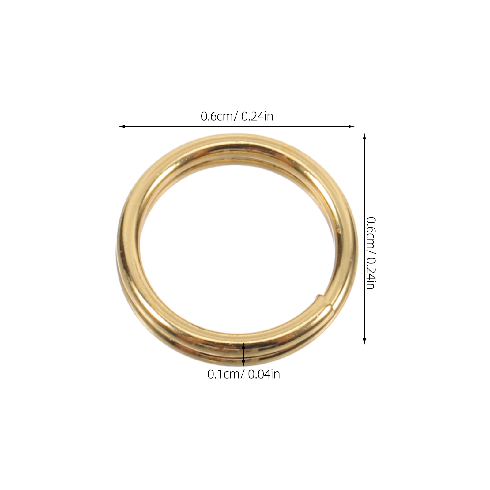 50個入り小型キーリング ミニスプリットジャンプリング メタ - Jewelry Making Jump Rings のレビューと価格