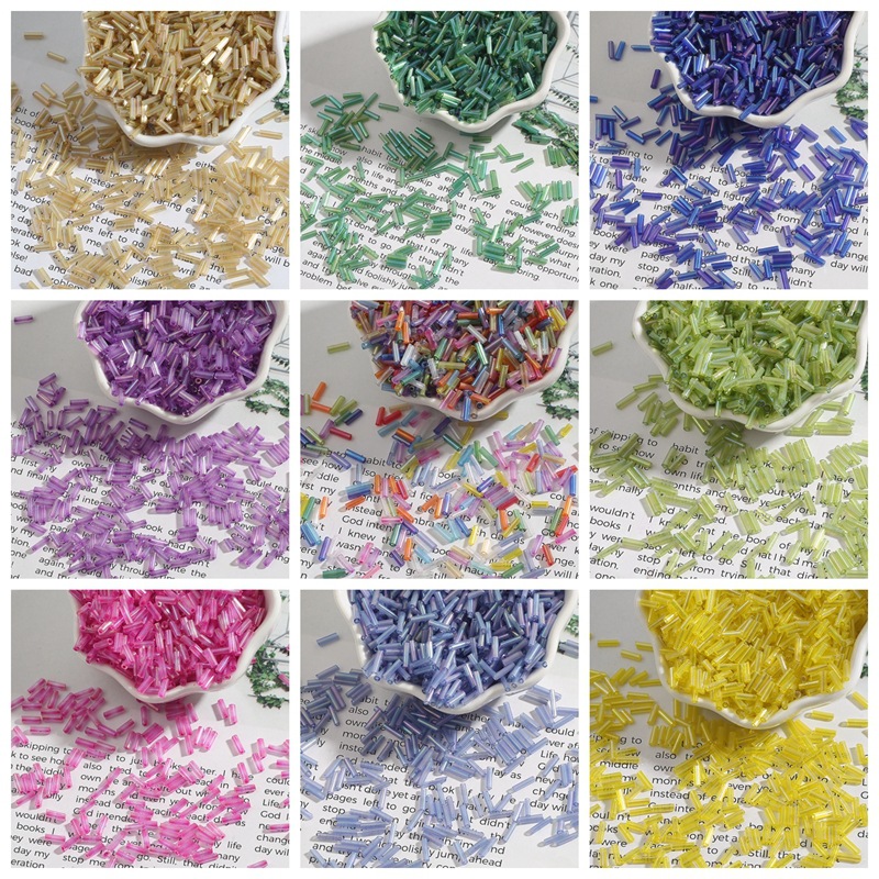 2x7mm 600個/ロット 米粒型クリスタルビーズ チュー - Crystal Bead Mix のレビューと価格