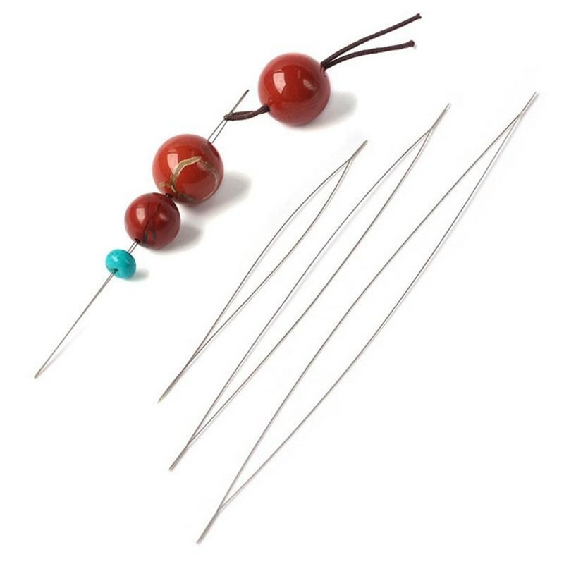 1-10個入りビーズニードル、シードビーズニードル、大きな目 - Jewelry Making Equipment のレビューと価格