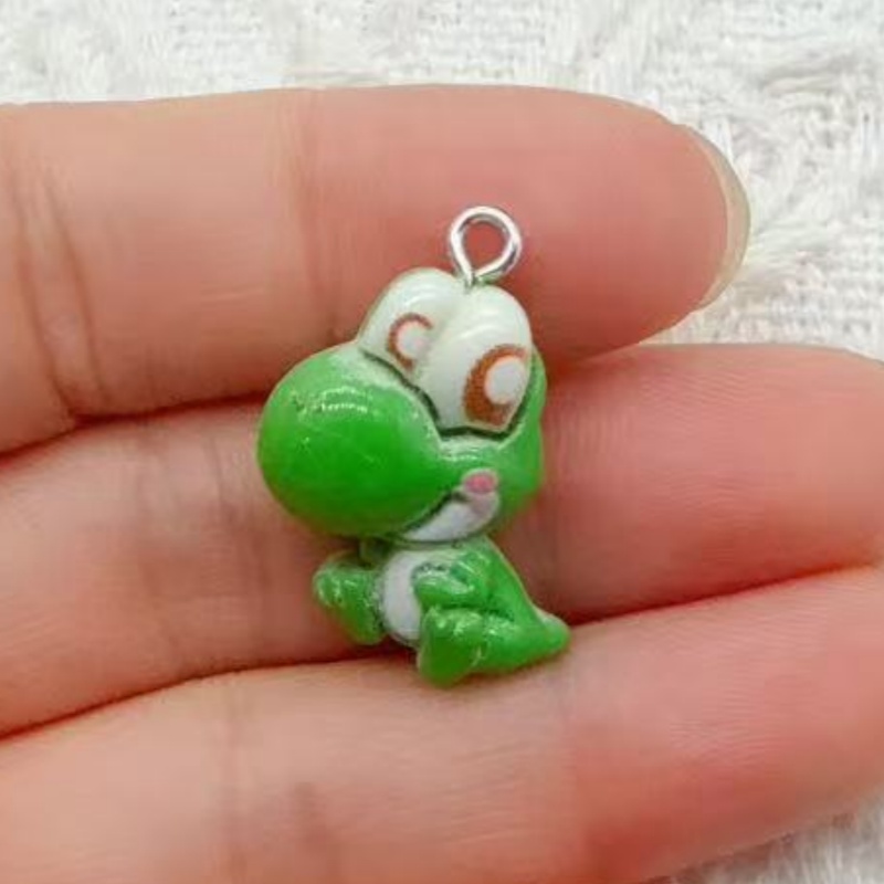 10個入り樹脂製漫画ペンダント、DIYジュエリー製作イヤリン - Jewelry Making Birthday Party のレビューと価格