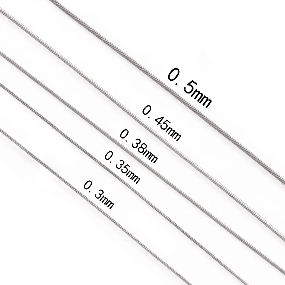 328フィート/100メートル 7本撚りステンレス鋼ビーズス - Jewelry Making Equipment のレビューと価格