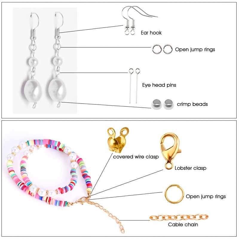 1420個入り 1箱 ジュエリーパーツセット イヤリング製作 - Jewelry Making Jump Rings のレビューと価格