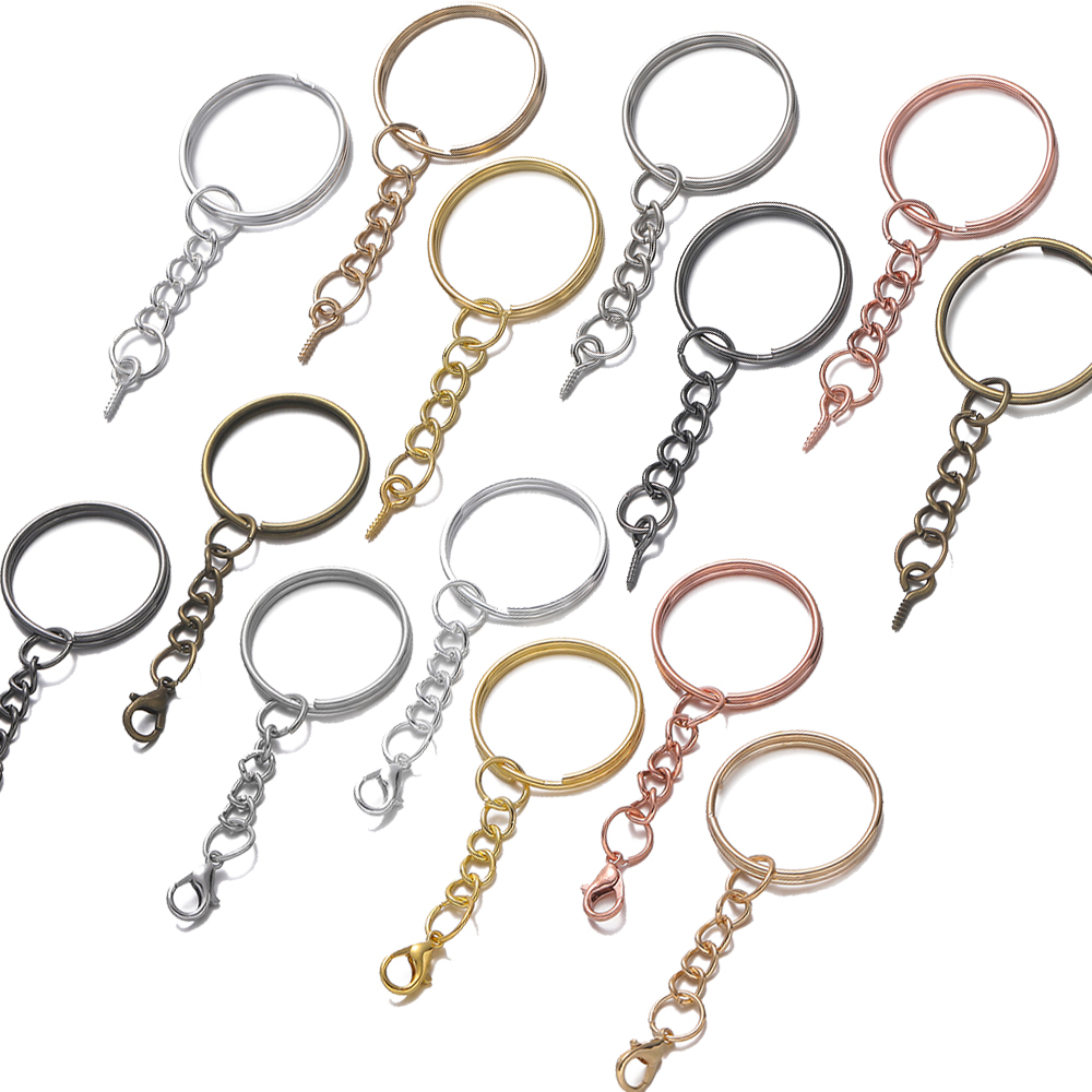 10個/ロット 25mm スクリューアイピン キーチェーン  - Jewelry Making Equipment のレビューと価格