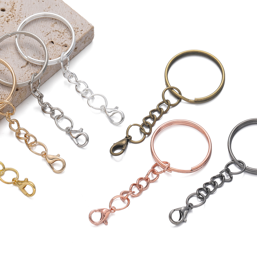 10個/ロット 25mm スクリューアイピン キーチェーン  - Jewelry Making Equipment のレビューと価格
